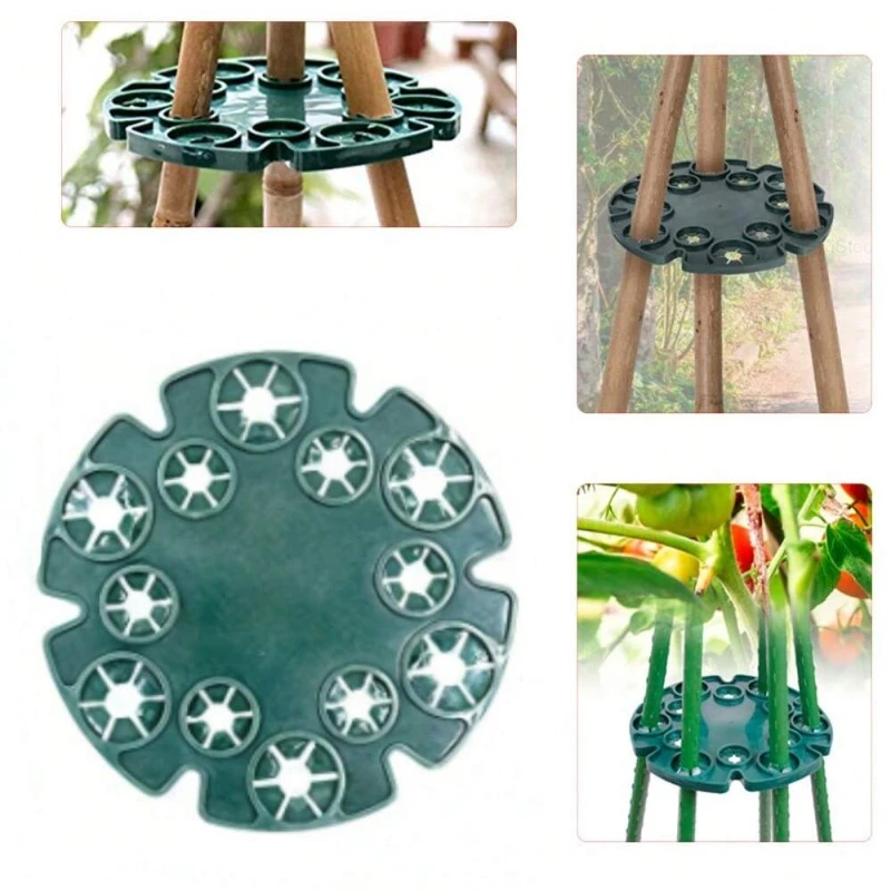 Garten rahmen Pflanzens tütze Pflanzen halter Schutzs chale Bambus rohr halter Landschafts technik Balkon regal Garten bedarf Image