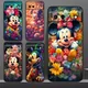 Disney Minnie Art Garden Handy hülle für Google Pixel 8 7 Pro 6 Pro 6a 5a 5 4 4a xl 5g schwarz Soft