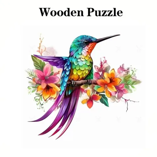 Specht Holz puzzle-hand gefertigt für alle Altersgruppen-künstlerisches Design komplizierte