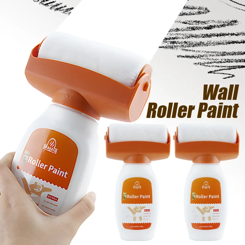Wand Reparatur Roller Farbe Haushalts Versorgung Reinigung Werkzeug Weiß Wasserbasis Latex Farbroller DIY Renovierung Wand Spackle Roller Image