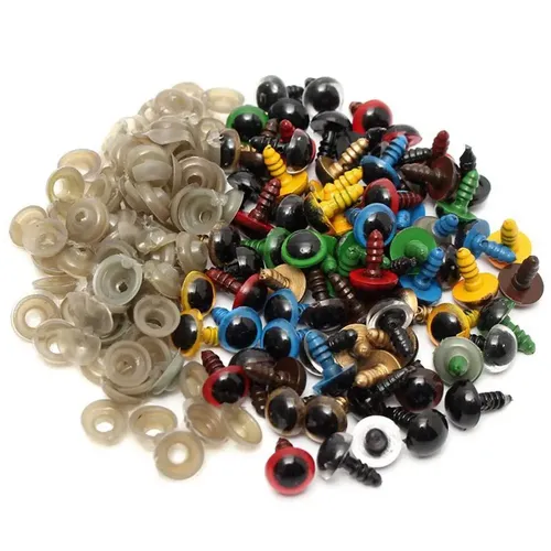 10 Paare 8/10/12/14mm bunte Plastik Tier Sicherheits augen für Spielzeug häkeln Teddybär gefüllt für