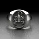Vintage Gravur Skorpion Muster Ringe für Männer antiken Silber Farbe Ring Luxus dominierende Punk