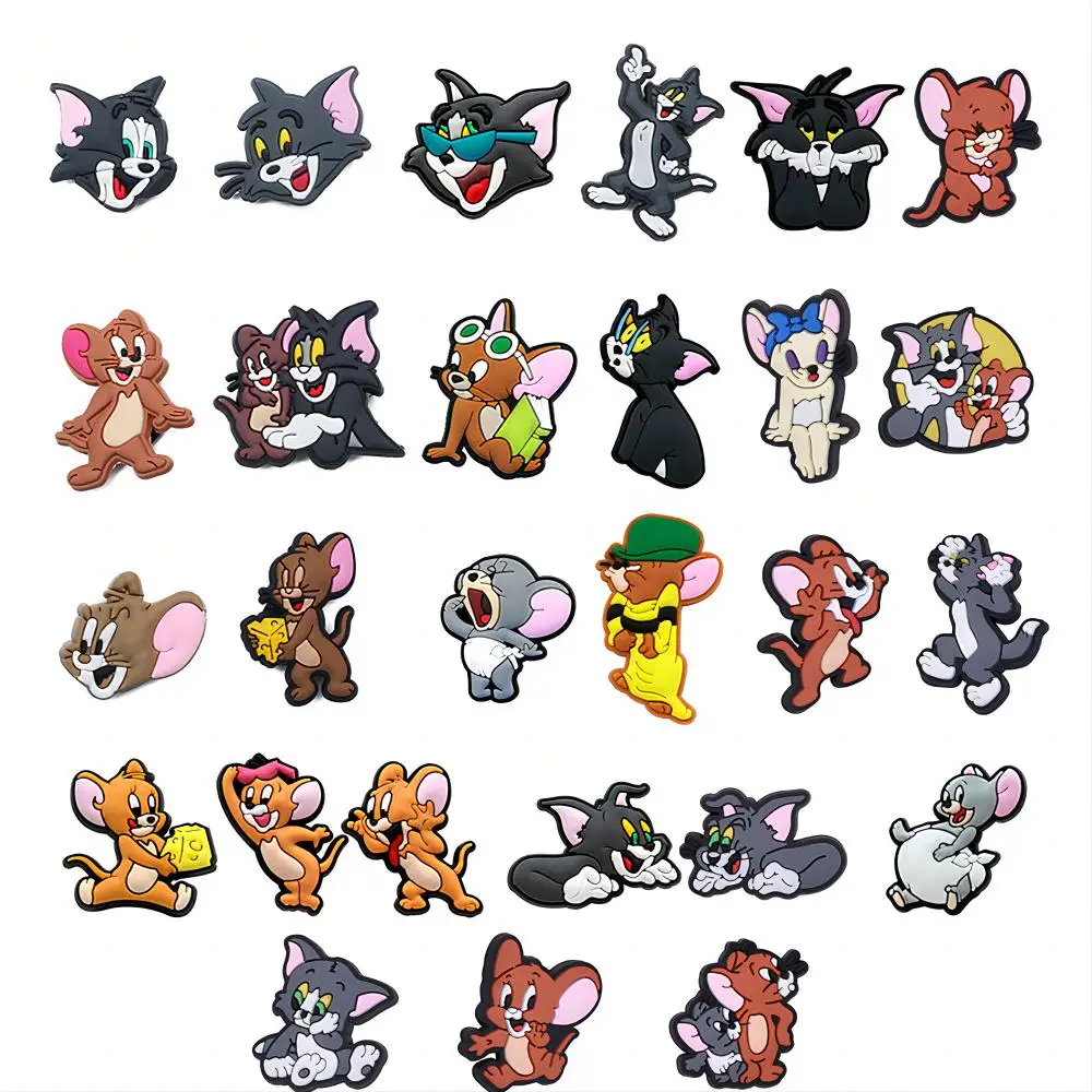 Heißer verkauf 9/18/27 stücke katze designer für cartoon schuh charms zubehör diy schuh dekoration für klassische clog kinder geschenke