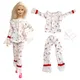 Nk 1 set Dessous Pyjama Schlafzimmer Kleidung für Barbie Puppe Outfit lange Bademantel Kleidung bjd