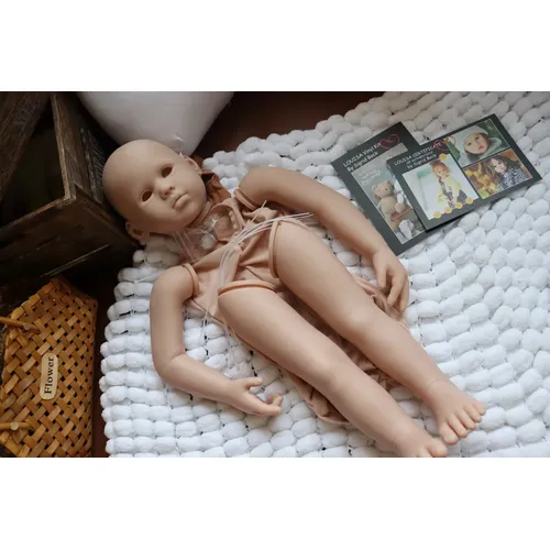 32 zoll Bebe Reborn Puppe Kit Große Reborn Kleinkind Puppe Louisa Unfinished Unpainted DIY Blank