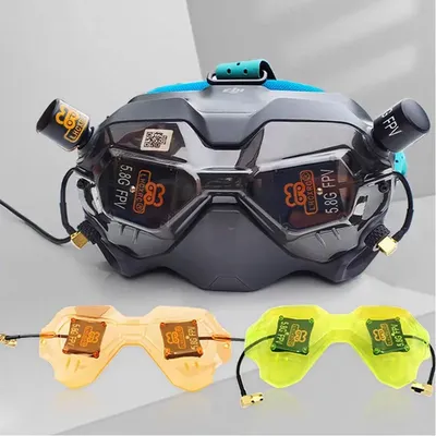 5,8 GHz Richtantenne Schutzhülle mit Stubby High Gain Antenne Combo Set HD für DJI FPV Goggles V2