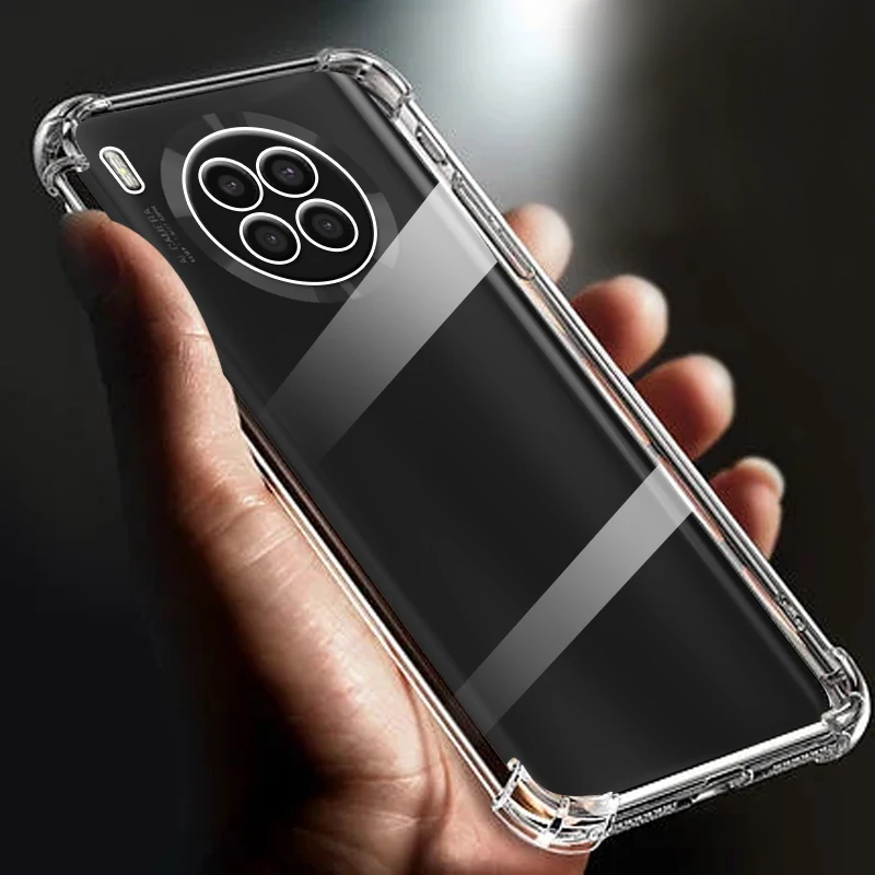 Verdickte Airbag-stoßfeste, klare, weiche Handyhüllen für Huawei Honor 50 Lite Hülle NTN-L22, transparente Rückseite, 6,67 Zoll Nova 8i Image