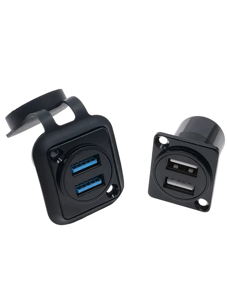 D-Typ USB 3.0-Modul, Panel-Typ, Einzelport, Doppelport, Fixo HDMI F iena-Buchse, gerade bis 2.0-Buchse Image