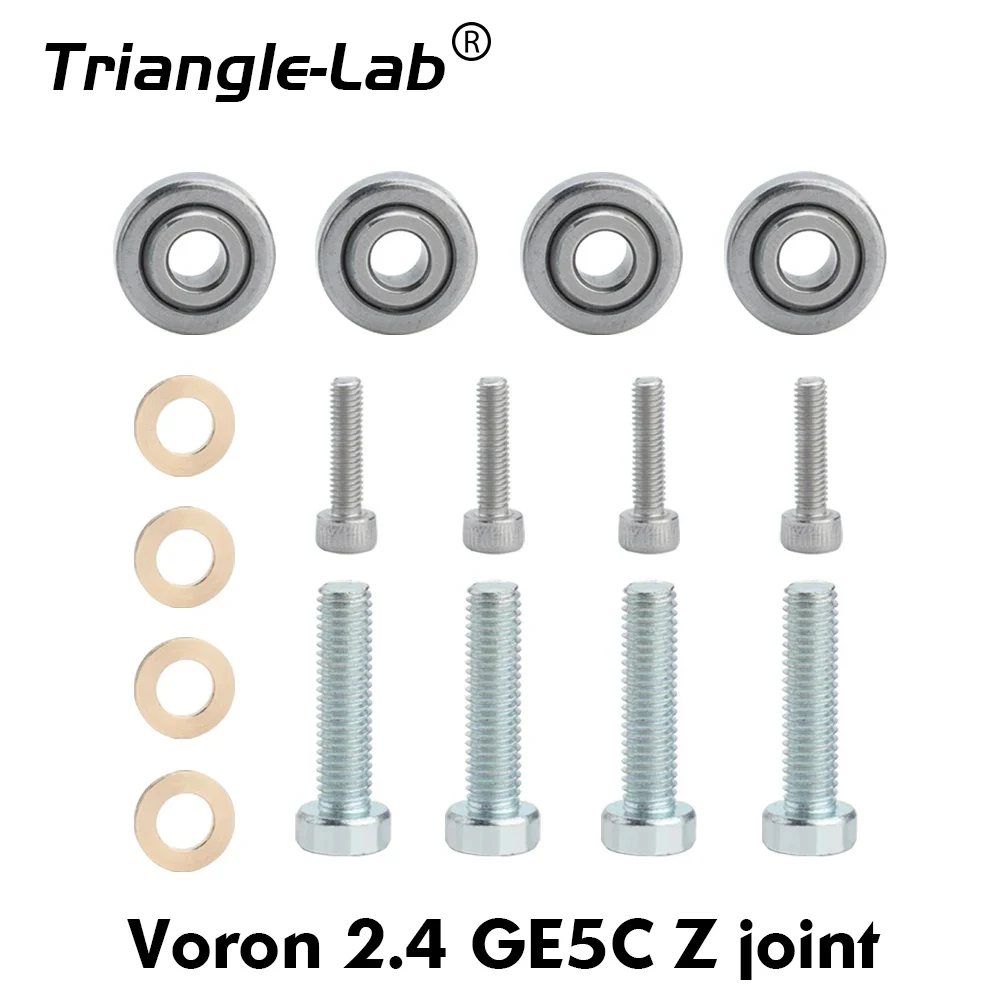 Trianglelab Voron 2.4 GE5C Z-Gelenk M3x16 M5x20 GE5C Lager M5x1mm Abstandshalterx4 zur Aufrüstung des original bedruckten Z-Gelenks. Image