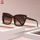 Neue Trendy Fashion Frauen der Sonnenbrille Cat Eye Stil Rahmen Elegante Brillen Luxus Outdoor UV400