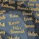 Personal isierte Acryl und Holz Namens platz karten Custom Hochzeit Taufe Jahrestag Geburtstags