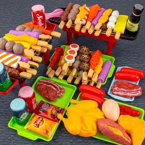 Kinder Simulation Grill Spielzeug Set Grill Kochen so tun als spielen Küchen spielzeug interaktive