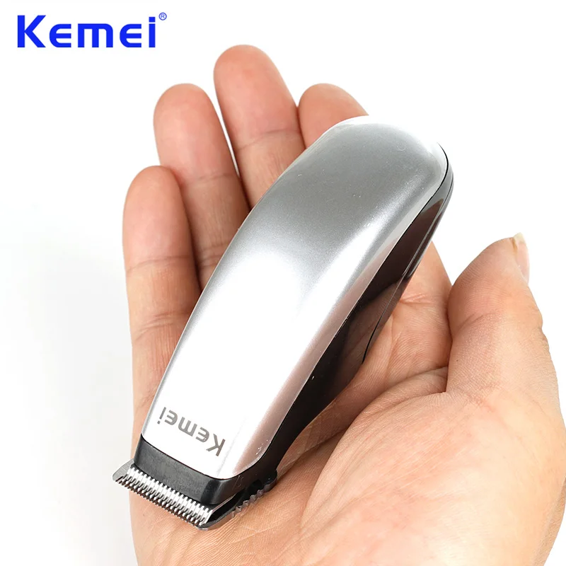 Kemei Neu Design Elektrische Haar Clipper Mini Tragbare Haar Trimmer Schneiden Maschine Bart Barber Razor Männer Stil Werkzeuge KM-666 Image