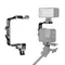 Metallrahmen Action Kamera Stativ Blitzlicht Mikrofon halterung w Kalt schuh adapter für Gopro 12 10
