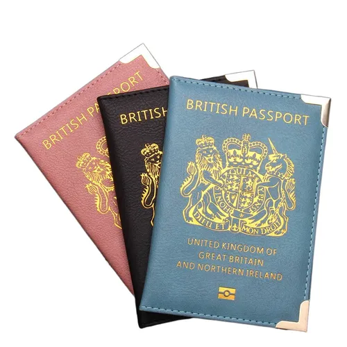 Großbritannien britischer Pass Cover UK Frauen Fall für Pass rosa Pu Cover des britischen Passes