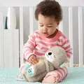 Baby atmen Bär Baby beruhigende Otter Plüsch Puppe Spielzeug Baby Kinder beruhigende Musik schlafen