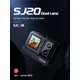 Sjcam sj20 Dual-Kameras Doppel objektiv 4k Action-Kamera wasserdicht 5g WLAN Touchscreen Action Cam