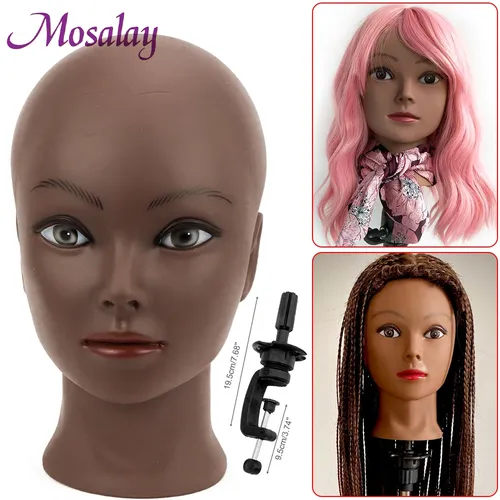 Mannequin Kopf Puppen Display Kosmetik Puppe Kopf Puppen Kahl Afrikanische Ausbildung Kopf Ohne Haar