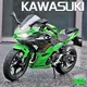 1:12 Kawasaki Ninja Legierung Druckguss Motorrad Modell Spielzeug Fahrzeug Sammlung Sound und Licht
