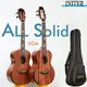 Initer alle solide Koa 26 Zoll Tenor Sonnenblumen Ukulele hochwertige Lack Ukulele mit kostenloser