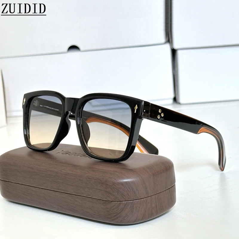 2024 Vintage Sonnenbrille für Männer Luxus quadratische Sonnenbrille Frauen trend ige Vintage Designer Mode Brille Gafas de Sol Hombre Lünette