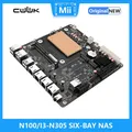 Nas monster board n100/I3-N305 6-bay 4x2 5g/6x sata3.0/2x m.2 nvme/115x kühler itx board typ