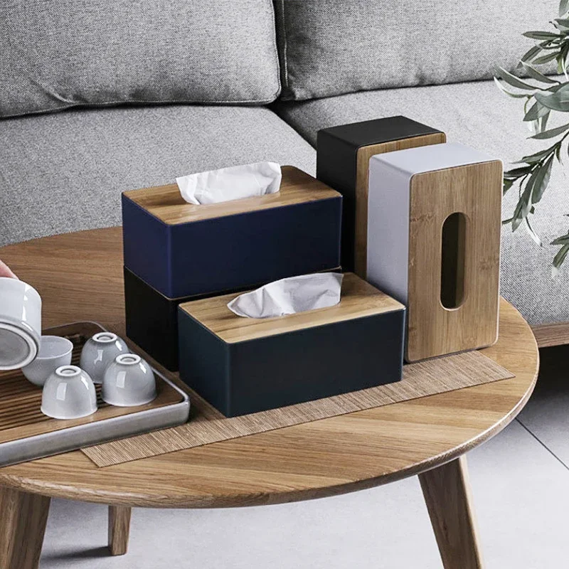 Holz Taschentuch halter Haushalt Tissue Aufbewahrung sbox abnehmbare Tissue Box elegant und einfach
