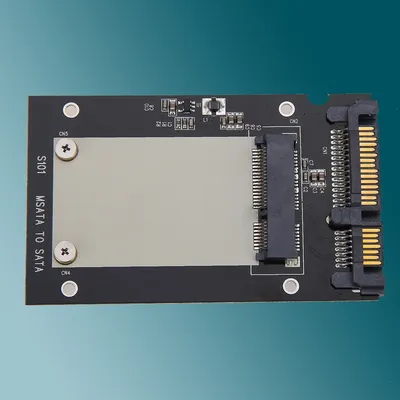 Msata ssd auf 2,5 Zoll sata Konverter Adapter karte Computer Übergangs karte Image