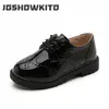 2025 neue Frühling Sommer Herbst Kinder Schuhe Für Jungen Mädchen Britischen Stil kinder Casual Turnschuhe PU Leder Mode Schuhe heißer