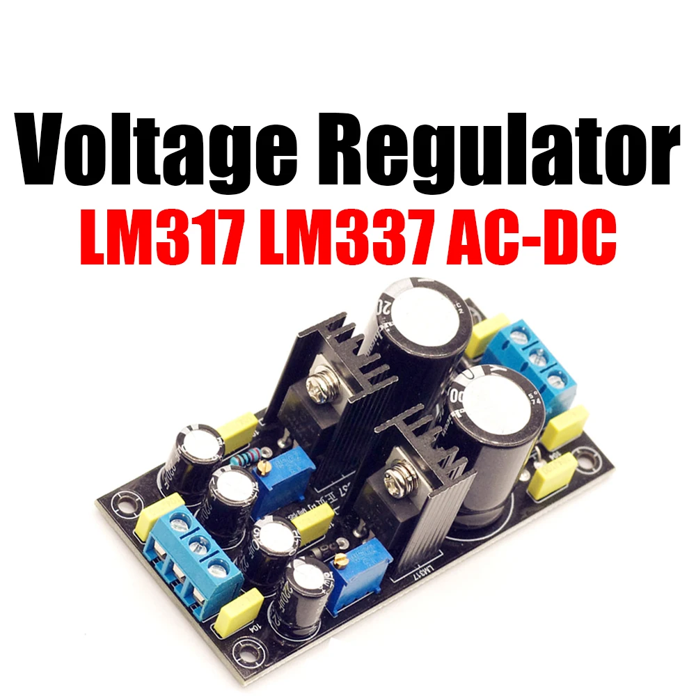 LM317 LM337 Positive Negative Power Spannungsregler Einstellbare Modul AC ZU DC 5V 6v 9v 12V 15V 19V 24V Audio Verstärker Image