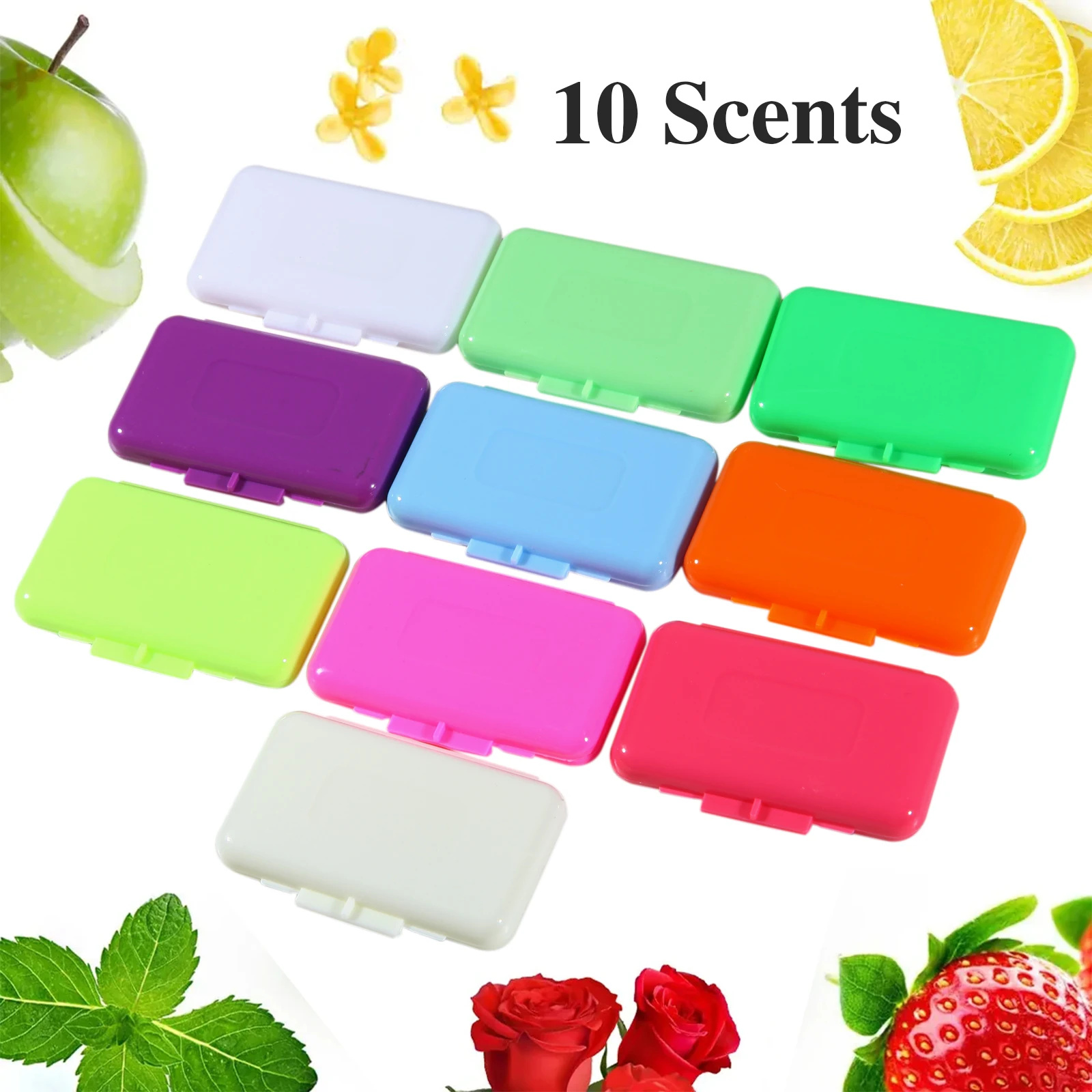 Zahnärztliches kieferorthopädisches Linderungswachs zur Linderung von Halterungen, schützt die Lippen und Zahnfleisch, Reizungsfrucht, 10 Düfte Image