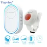 Topvico Panic Taste Ältere Alarm System Pflegeperson Pager SOS Armband Notfall 433mhz Drahtlose Uhr