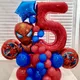 35 stücke Spiderman Helium folie Ballon 32 Zoll Baby party Dekor Geburtstags feier Spinne Ballon