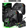 Beboncool neues a100 rgb xbox controller ladegerät 2*5520 mwh wiederauf ladbarer akku für xbox