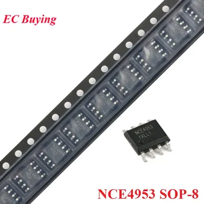 10 teile/los NCE4953 SOP-8 NCE 4953 SOP8 30 V/5,1 A Dual P-kanal MOS-feldeffekttransistor IC Chip Neue Original Image