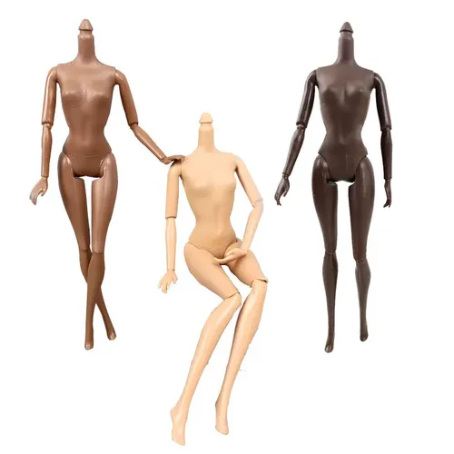 2 stücke von 30cm afrikanischen Puppe nackten Körper 11 Gelenke schwarze Haut Puppe Körper schwarze