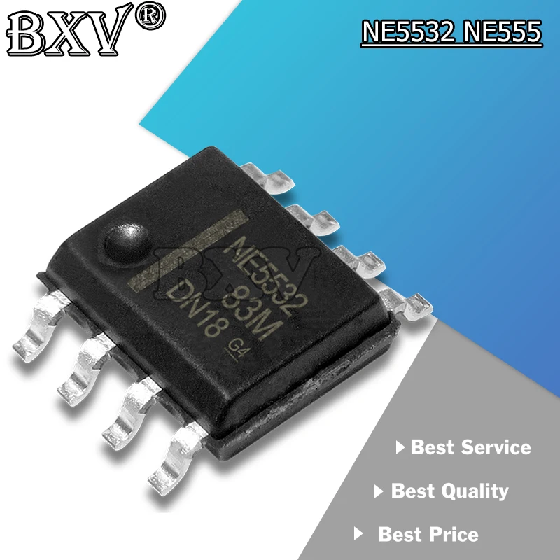20pcs ne5532dr sop8 ne5532 sop n5532 5532dr smd ne555 sop ic chipsatz Image