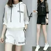 Sommer Frauen Trainingsanzüge 2025 Casual Damen Kleidung Set 2 Stück: t-shirt Top + shorts Casual Plus Größe M ~ 3XL Weibliche Sportswear