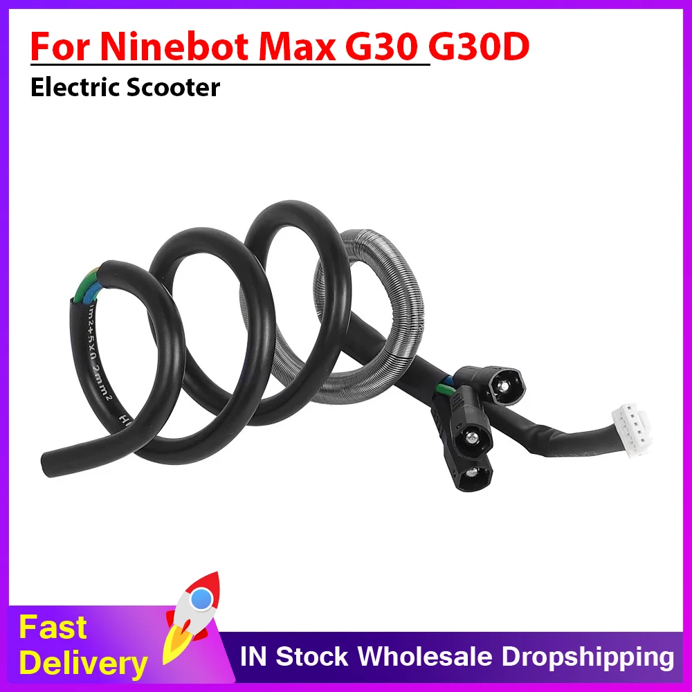 Motor Motor Draht Kabel Für Ninebot MAX G30 G30D G30LP Elektrische Roller Kickscooter Rad Reifen Draht Linie Radfahren Zubehör Image