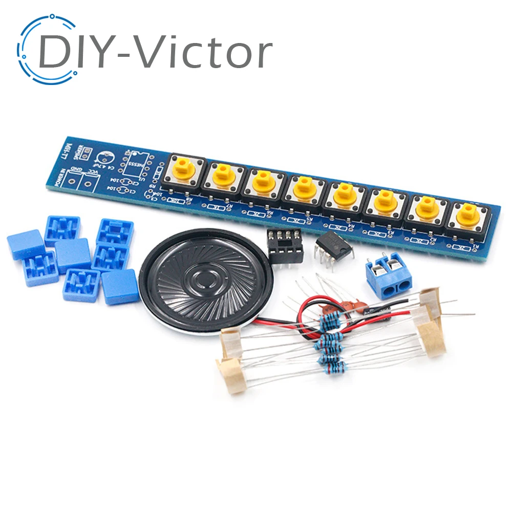 1set DIY Kit NE555 Komponente Elektronik E-Piano Orgel Modul