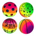 6 Zoll Spielplatz Ball bunte aufblasbare Strand bälle Regenbogen PVC Sport Kickball Kinder Handball