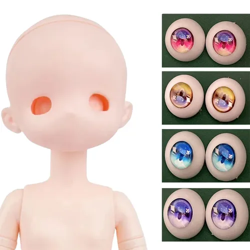 DIY zwei dimensionale Anime Gesicht Puppe 30cm Puppe Make-up Puppe Kopf (kann geöffnet werden) oder