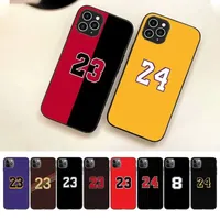 Basketball Nummer 23 24 Handy hülle für iPhone 7 8 plus x xr xs 11 12 13 15 se2020 Mini-Handys 14