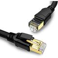 CAT8 Ethernet Cable 6FT High Speed 40Gbps 2000MHz SFTP Internet Network LAN Wire Cables with Gold Plated RJ45 Connector for Router Modem PC Switches Hub Laptop Gaming Xbox (6ft/1.83m) Black 6ft/1.83m Black