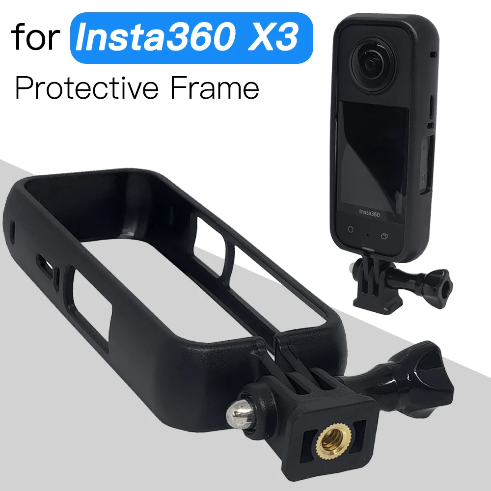 Schutzgehäuse für Insta360 X3 Kamera, Sturzsicherer Rahmen für Insta 360 X3 Action-Kamera, Kamerazubehör Image