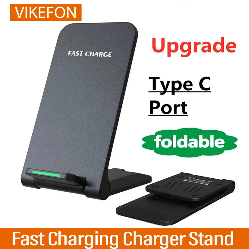 30 W kabelloses Schnellladegerät für iPhone 15 14 13 12 Pro Max 11 Ständer Schnellladegerät für Samsung Note 20/10 S21 Ultra faltbar Image