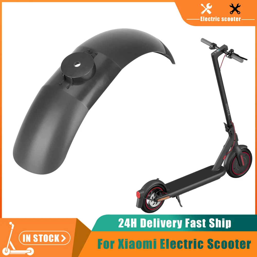 10 Zoll Rad vorne Kotflügel klappen Spritz schutz für Xiaomi Elektro roller 4 Pro wasserdichte Kotflügel Kunststoff platte mit weichem Kleber Image