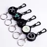 1 Stück Mode Anti-Diebstahl-Schlüssel bund versenkbare Stahldraht Seil Schlüssel ringe für Frauen