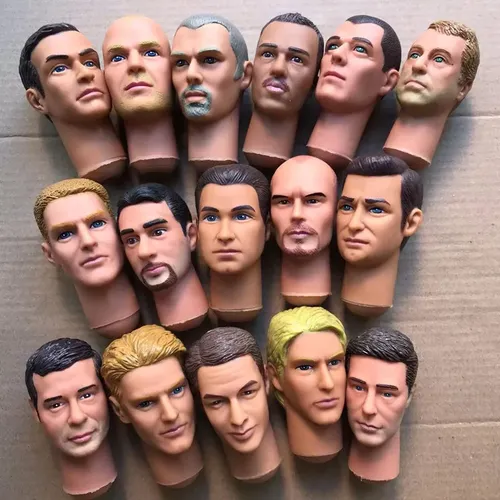 1/6 puppe Soldaten Männer Kopf Sammlung Original Puppe Figuren Gute Make-Up Seltene Gesicht Mann