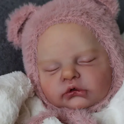 21 Zoll 53cm wieder geborene Puppe Kit Rubin schlafendes Baby unbemalte DIY Puppe Teile